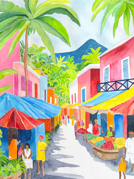 Affiche - Jour de marché