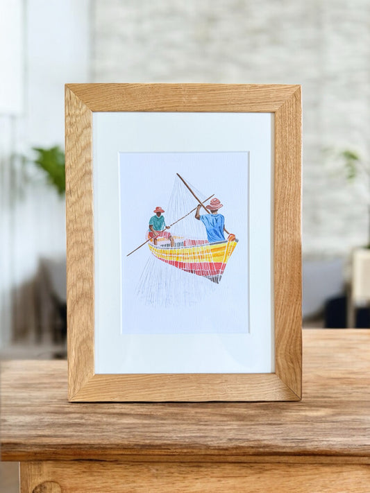 Affiche - Pêche au filet