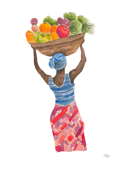 Affiche - Au marché