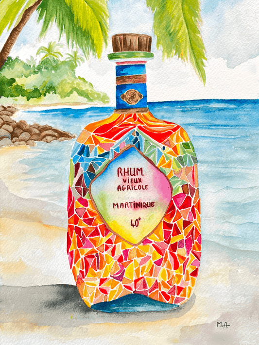 Affiche - Rhum cristal