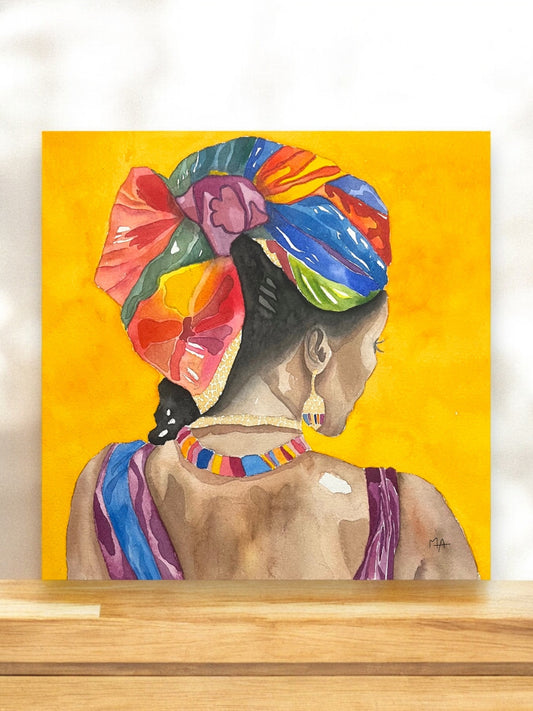 Affiche - Femme au turban