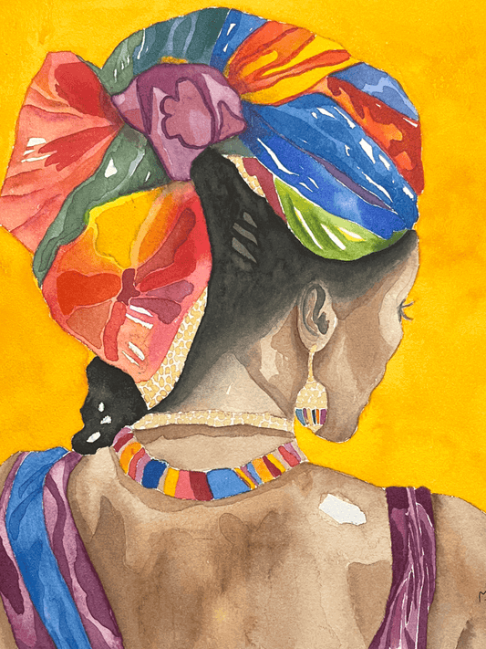 Affiche - Femme au turban