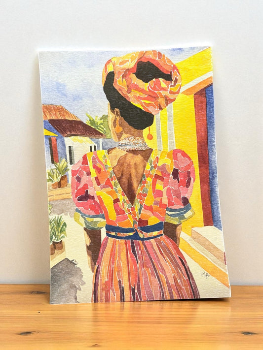 Affiche - Femme du village