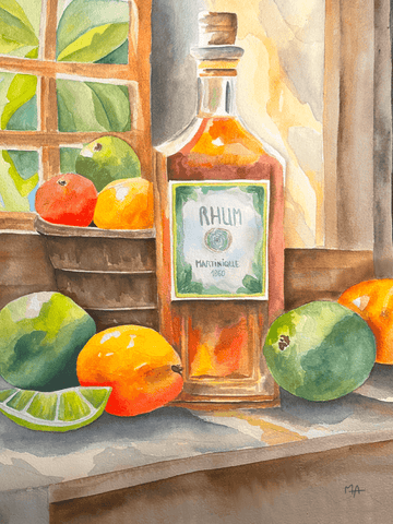 Affiche - Rhum vieux agricole